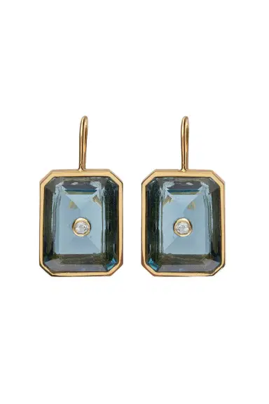 Lizzie Fortunato Denim Tile Earrings | Thumbnail 1 Lizzie Fortunato Denim Tile Earrings | Thumbnail 1