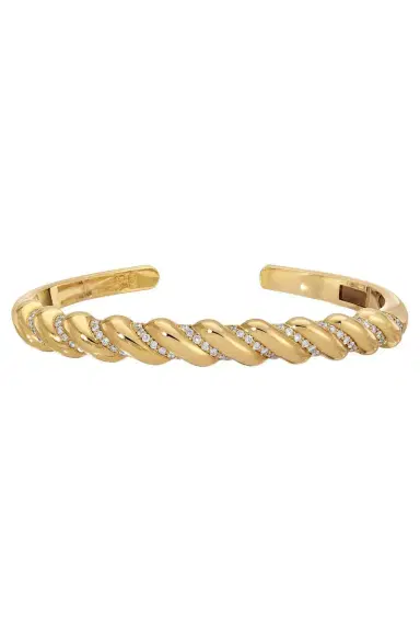 Jenna Blake Diamond 70s Bangle Bracelet | Thumbnail 1