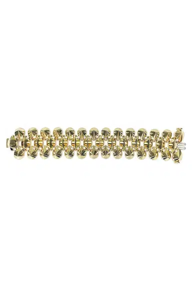 ALETTO BROTHERS Diamond Accent Gilded Echo Bracelet | Thumbnail 1 ALETTO BROTHERS Diamond Accent Gilded Echo Bracelet | Thumbnail 1