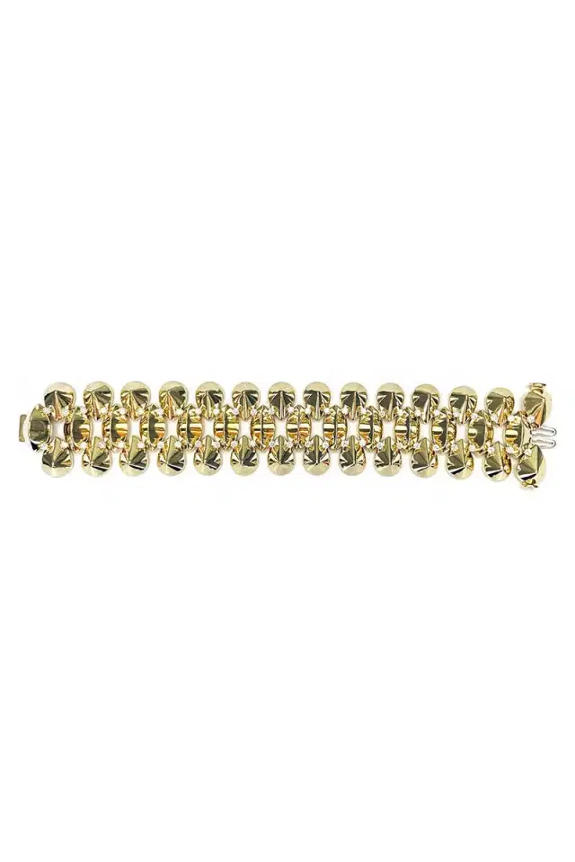 ALETTO BROTHERS Diamond Accent Gilded Echo Bracelet