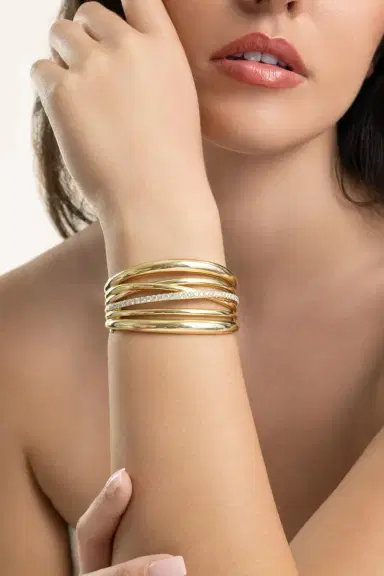 SIDNEY GARBER Diamond Accent Scribble Bracelet | Thumbnail 2