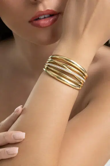 SIDNEY GARBER Diamond Accent Scribble Bracelet | Thumbnail 4