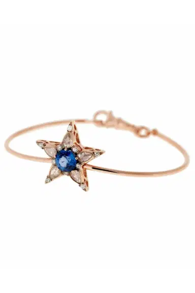 Selim Mouzannar Diamond and Sapphire Star Bracelet | Thumbnail 1