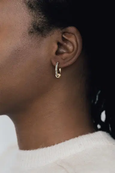 Spinelli Kilcollin Diamond Ara Hoop Earrings | Thumbnail 2