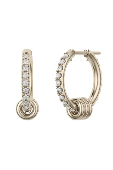 Spinelli Kilcollin Diamond Ara Hoop Earrings | Thumbnail 1