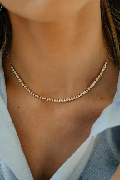DANA REBECCA DESIGNS Diamond Ava Bea Tennis Necklace | Thumbnail 2 DANA REBECCA DESIGNS Diamond Ava Bea Tennis Necklace | Thumbnail 2