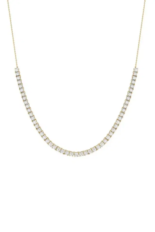 DANA REBECCA DESIGNS Diamond Ava Bea Tennis Necklace  - Yellow Gold
