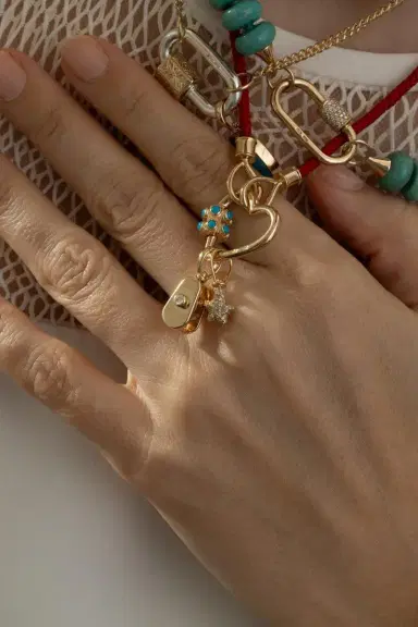 Marla Aaron Diamond Baby Pulley | Thumbnail 2