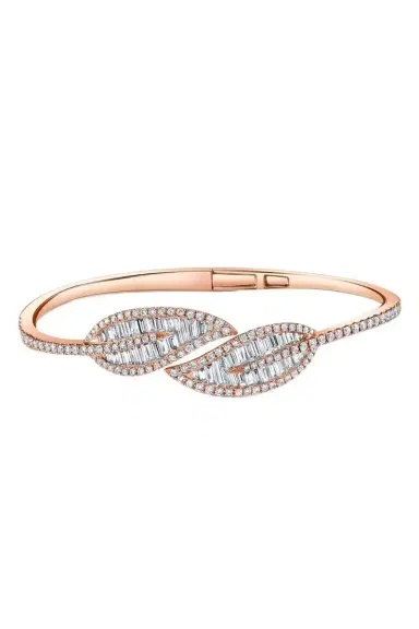 Anita Ko Diamond Baguette Leaf Bracelet | Thumbnail 1