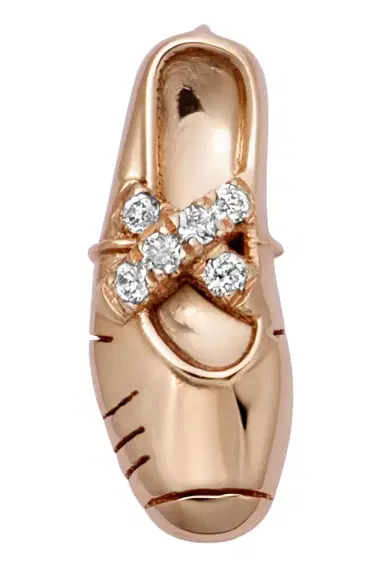 LOQUET Diamond Ballet Shoe Charm | Thumbnail 1 LOQUET Diamond Ballet Shoe Charm | Thumbnail 1