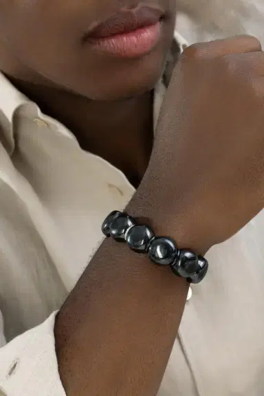 ROBERTO DEMEGLIO Diamond Bar Black Dama Bracelet | Thumbnail 3 ROBERTO DEMEGLIO Diamond Bar Black Dama Bracelet | Thumbnail 3