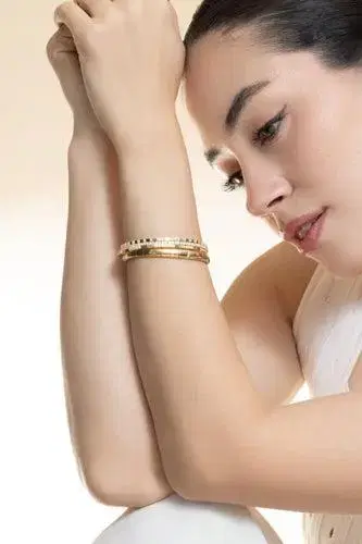 ROBERTO DEMEGLIO Diamond Bar Pura Stretch Bracelet | Thumbnail 2