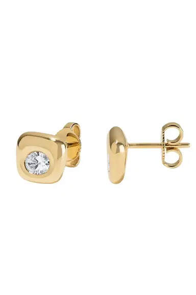 ZAHN-Z Diamond Beluga Stud Earrings | Thumbnail 1