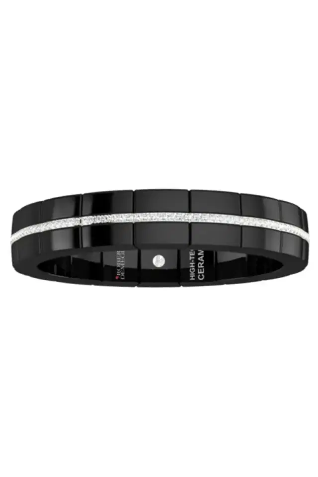 ROBERTO DEMEGLIO Diamond Black Eternity Domino Ring