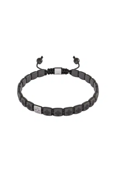 SHAMBALLA JEWELS Diamond Black Lock Bracelet | Thumbnail 1