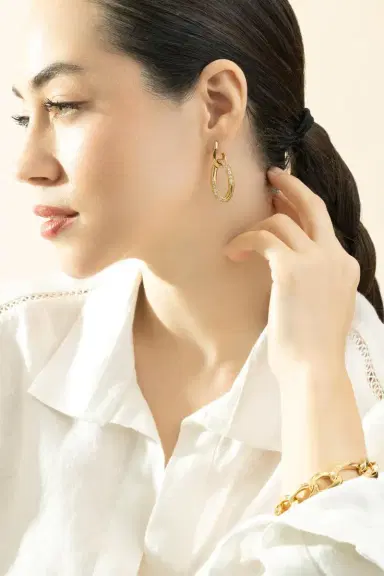 BIZZOTTO Diamond Blink Pendant Earrings | Thumbnail 4 BIZZOTTO Diamond Blink Pendant Earrings | Thumbnail 4