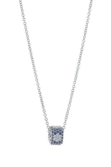 FULLORD Diamond Blue Sapphire Ghost Necklace | Thumbnail 1 FULLORD Diamond Blue Sapphire Ghost Necklace | Thumbnail 1
