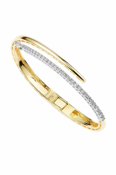 YEPREM Diamond Bypass Bracelet | Thumbnail 1