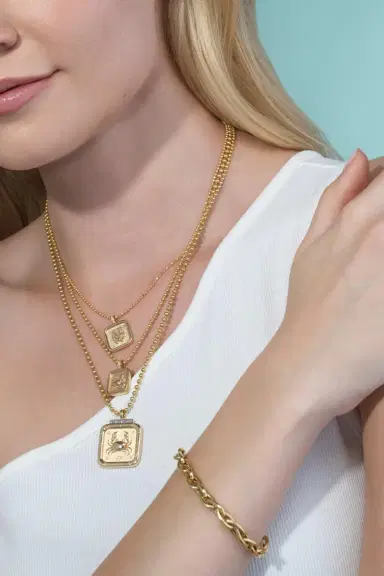 Sorellina Diamond Cancer Zodiac Pendant | Thumbnail 3