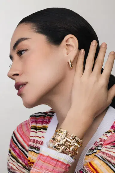 Ananya Diamond Chakra Icon Earrings | Thumbnail 2