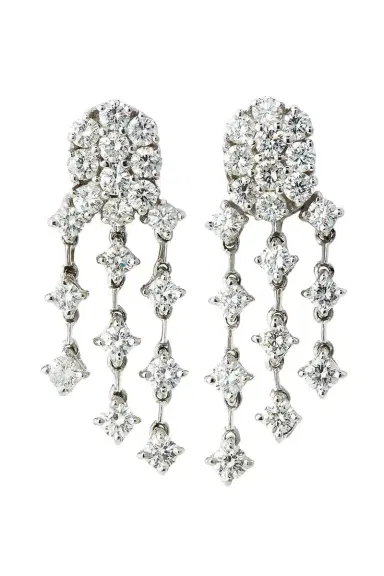 ANDREOLI Diamond Chandelier Earrings | Thumbnail 1