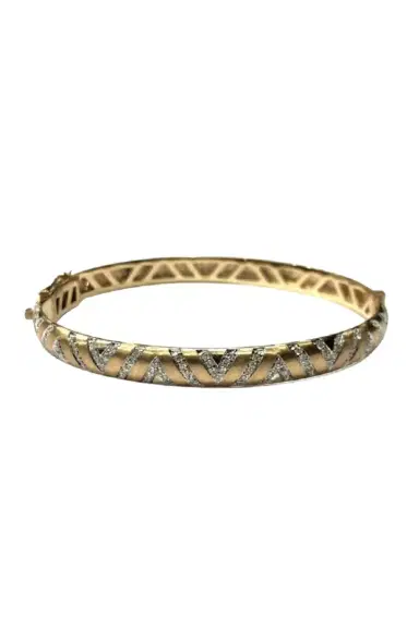 ARUNASHI Diamond Chevron Bangle Bracelet | Thumbnail 1 ARUNASHI Diamond Chevron Bangle Bracelet | Thumbnail 1