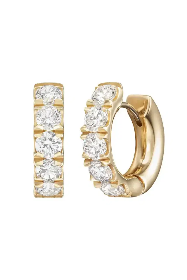 Melissa Kaye Diamond Clara Super Hoop Earrings