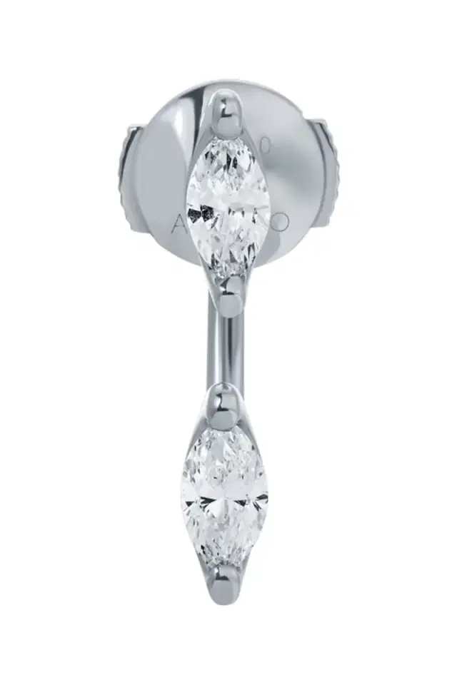 Anita Ko Diamond Classic Marquise Orbit Earrings