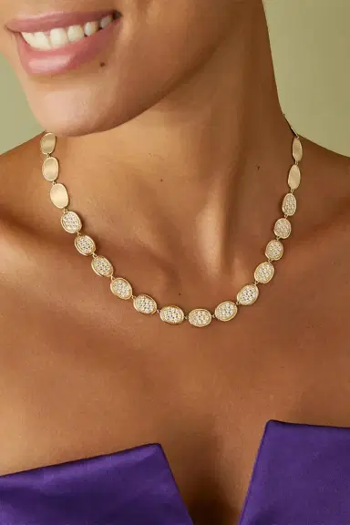 MARCO BICEGO Diamond Collar Lunaria Necklace | Thumbnail 2