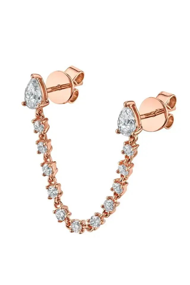 Anita Ko Diamond Double Loop Earring
