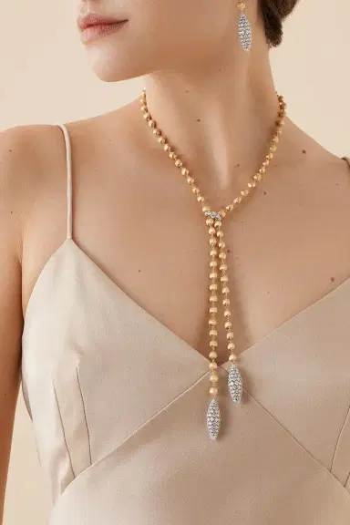 MARCO BICEGO Diamond Drop Africa Necklace | Thumbnail 2 MARCO BICEGO Diamond Drop Africa Necklace | Thumbnail 2