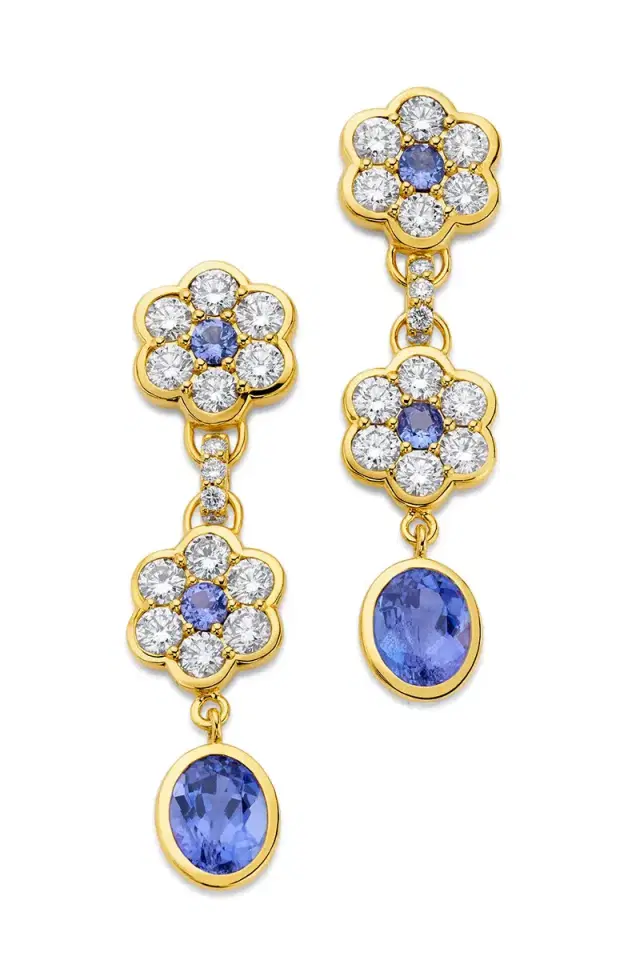 BUDDHA MAMA Diamond Drop Earrings