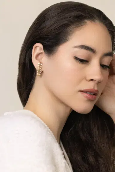 DENISE CASSOU Diamond Drop Earrings | Thumbnail 4 DENISE CASSOU Diamond Drop Earrings | Thumbnail 4
