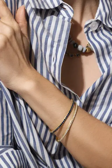 LEIGH MAXWELL Diamond Edged Eternity Bracelet | Thumbnail 2