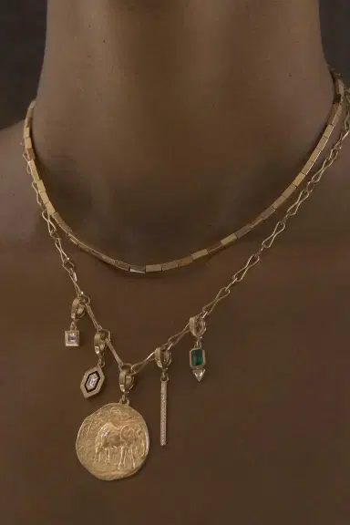 Azlee Diamond Elefante Large Coin | Thumbnail 2