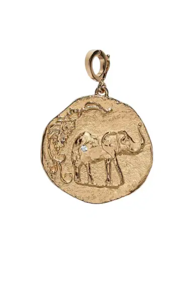 Azlee Diamond Elefante Large Coin | Thumbnail 1