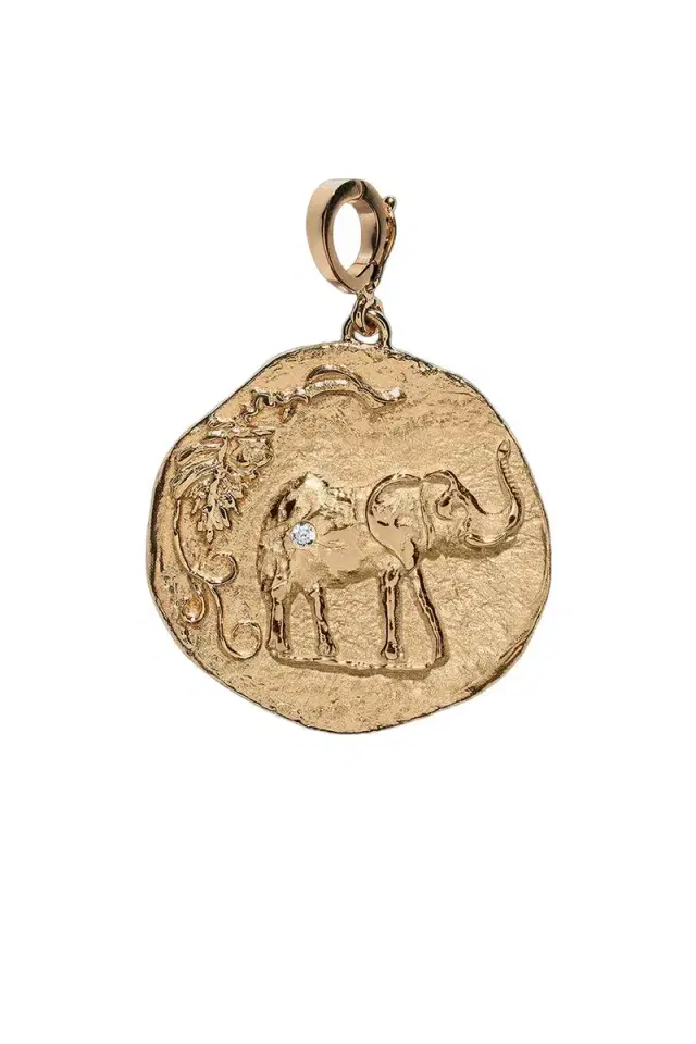 Azlee Diamond Elefante Large Coin