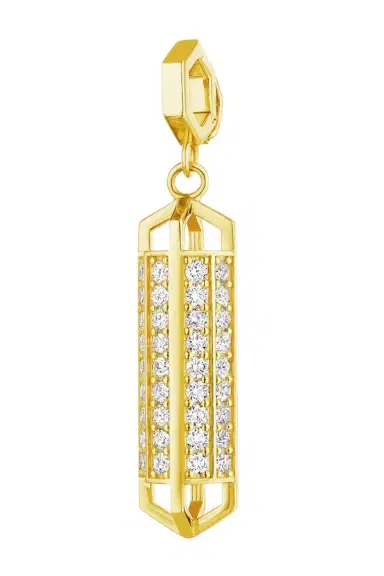 CADAR Diamond Elongated B Home Charm | Thumbnail 1