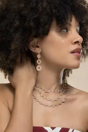 Coomi Diamond Eternity Drop Earrings | Thumbnail 3 Coomi Diamond Eternity Drop Earrings | Thumbnail 3