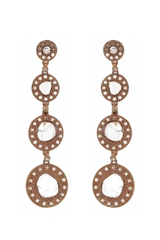 Coomi Diamond Eternity Drop Earrings