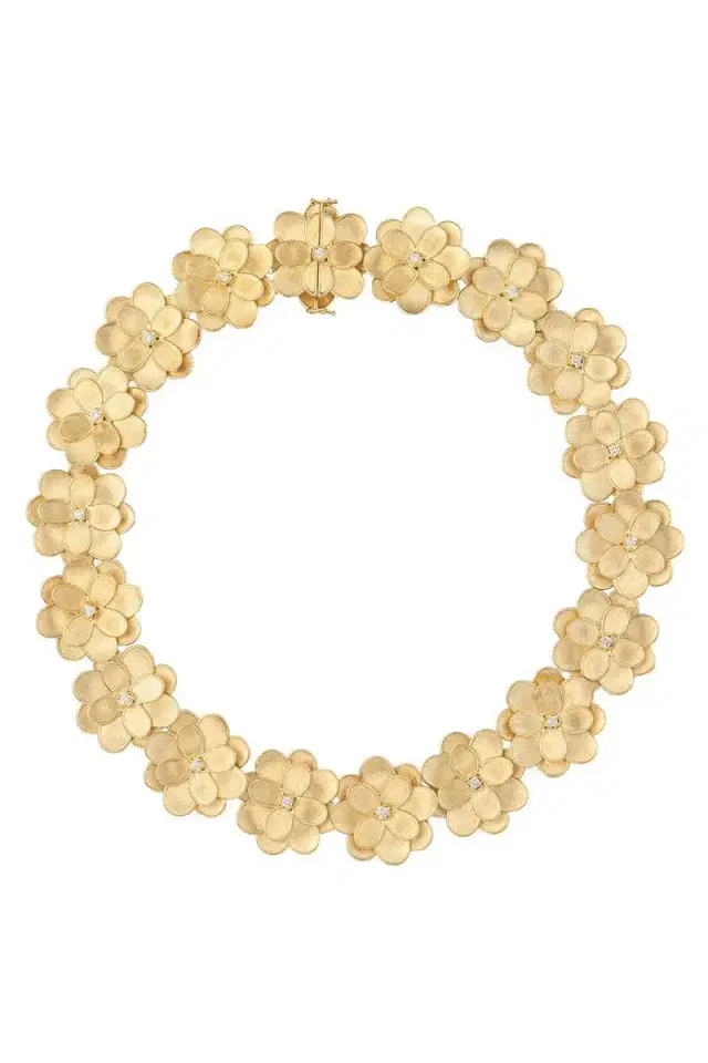 MARCO BICEGO Diamond Flower Petali Necklace