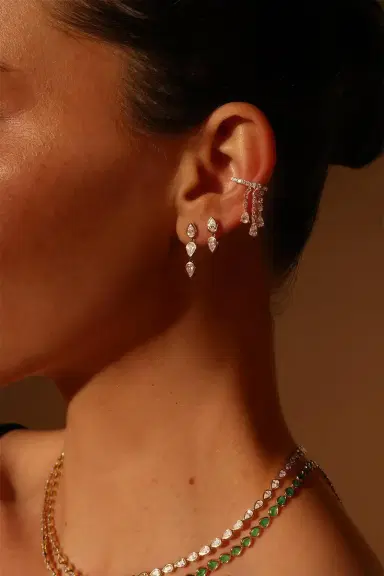 Anita Ko Diamond Fringe Ear Cuff | Thumbnail 2