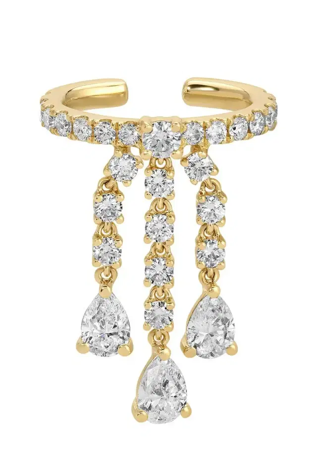 Anita Ko Diamond Fringe Ear Cuff
