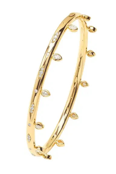 TAMARA COMOLLI Diamond Gypsy Drop Bangle Bracelet | Thumbnail 1 TAMARA COMOLLI Diamond Gypsy Drop Bangle Bracelet | Thumbnail 1