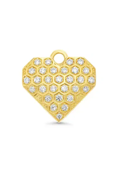 SARA WEINSTOCK Diamond Heart Charm | Thumbnail 1