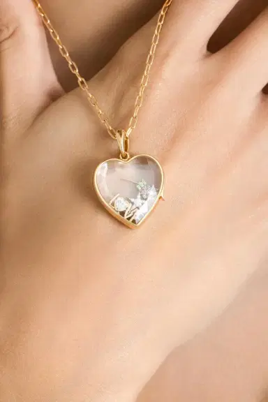 LOQUET Diamond Heart Love Charm | Thumbnail 3 LOQUET Diamond Heart Love Charm | Thumbnail 3