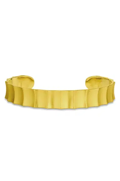 LEIGH MAXWELL Diamond Horizontal Wave Cuff Bracelet | Thumbnail 1