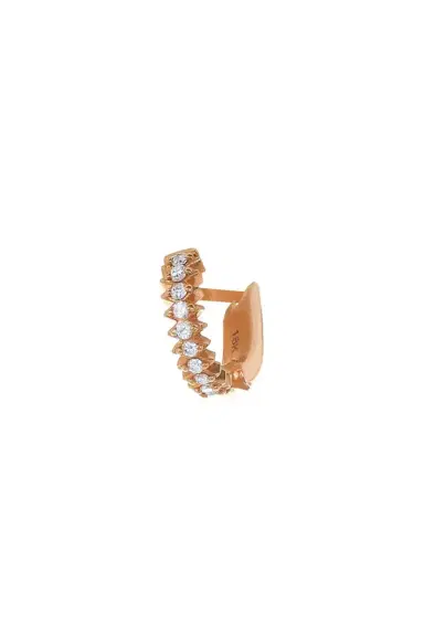 STEPHANIE ANDERS XO Diamond Huggie Earring | Thumbnail 2