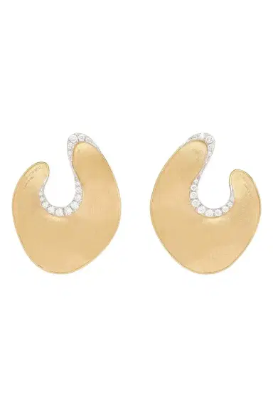 MARCO BICEGO Diamond Irregular Petal Statement Lunaria Earrings | Thumbnail 1