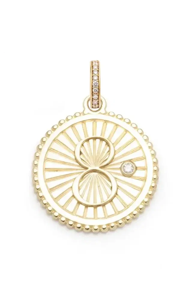 Foundrae Diamond Karma Medium Medallion